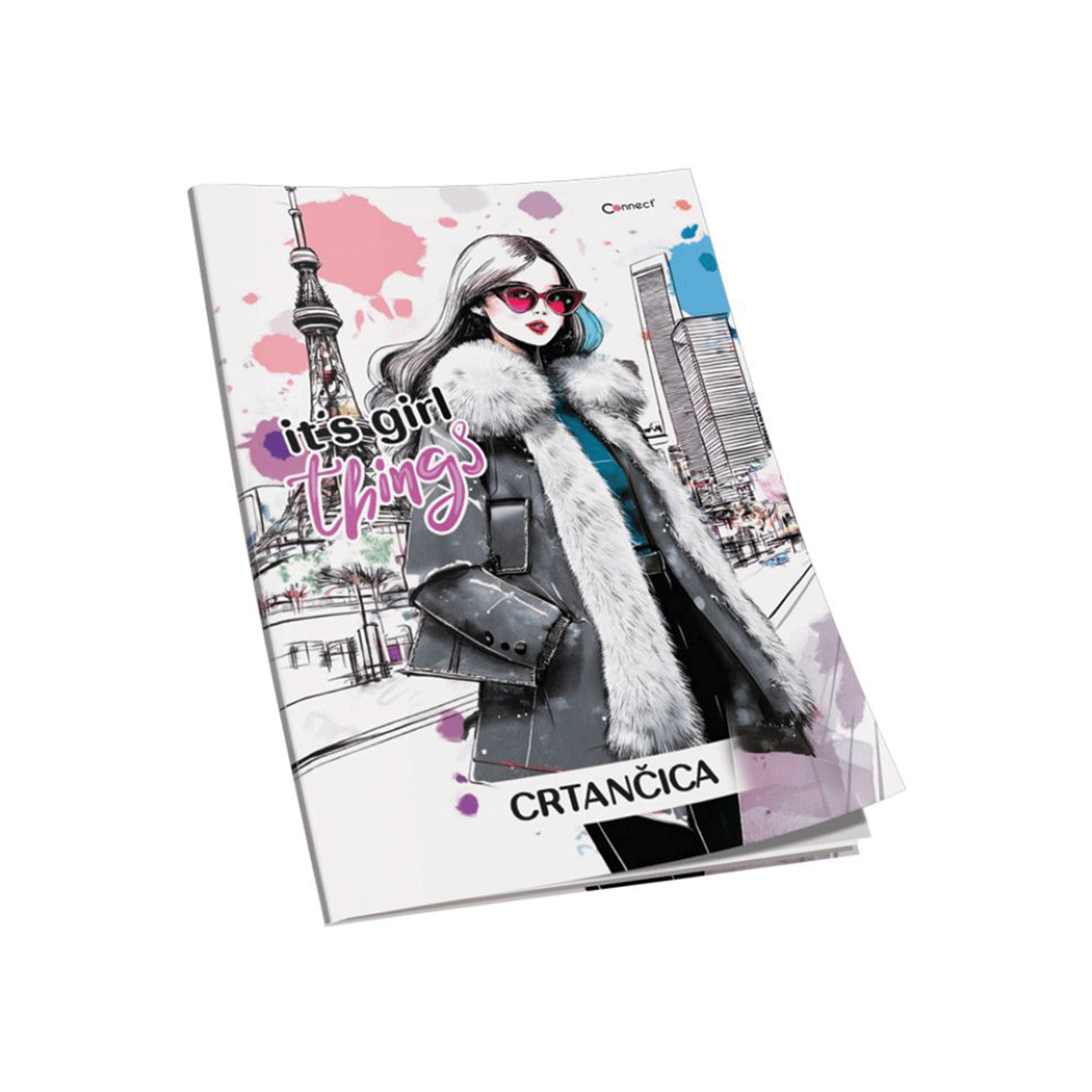 Crtančica za 1 razred Soft Plus Connect Girl 96020 - Slika 8