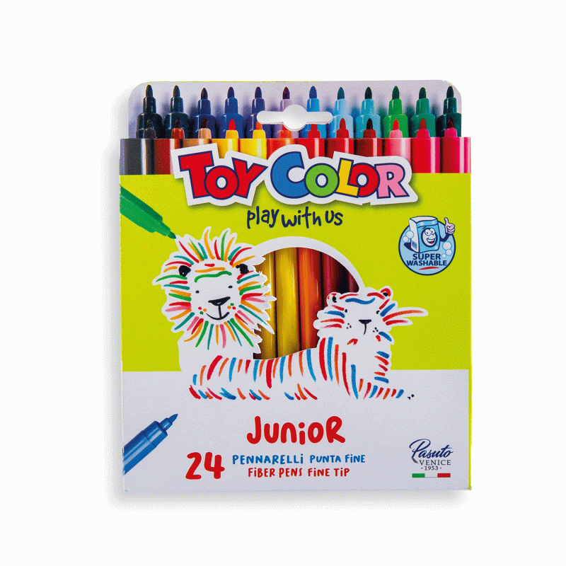 Flomasteri 24 boja Toy Color Junior perivi 1092083