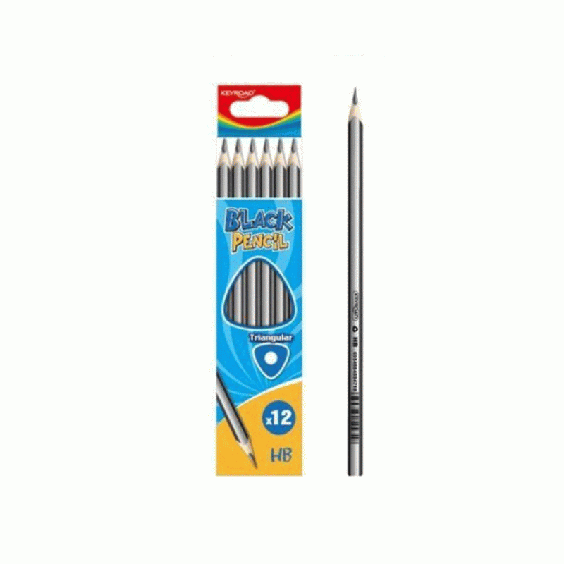 Olovka grafitna Keyroad HB Trokutasta 12 kom paket 1092190