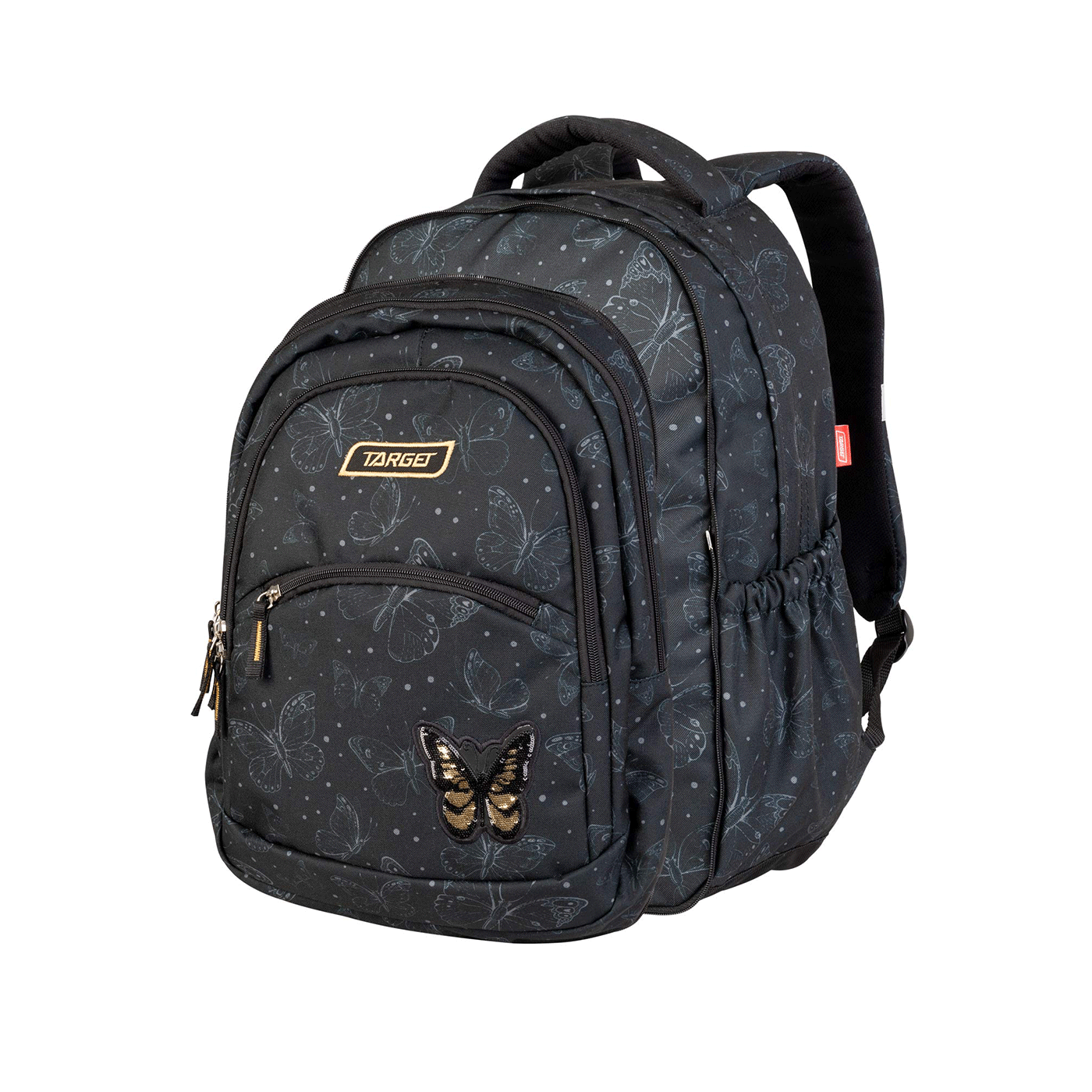 Ruksak školski Target 2 u 1 Curved Sparkling Butterfly 1092600