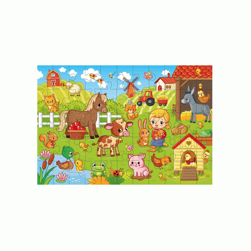 Puzzle velike Farma 55 kom 3D 1093017