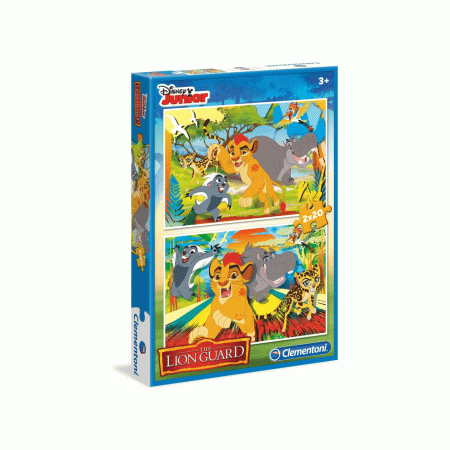 Puzzle Lion Guard 2 x 20 kom Clementoni Disney 1093503