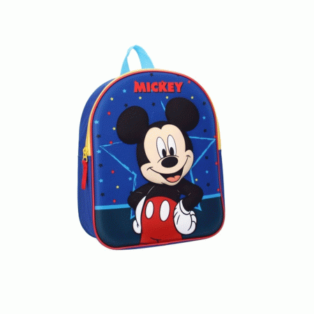 Ruksak mali za vrtić Mickey Mouse 3D Disney plavi 1093709