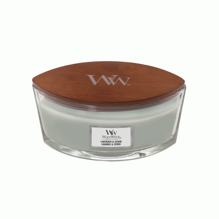 Woodwick svijeća mirisna Lavender & Cedar Ellipse 1092898