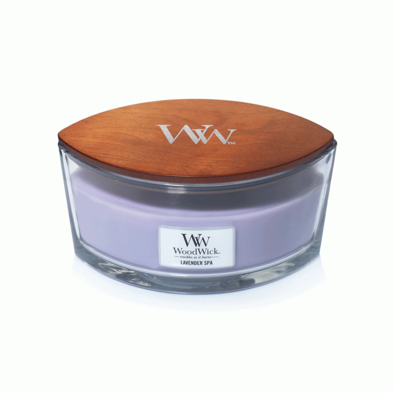 Woodwick svijeća mirisna Lavender Spa Ellipse 1091512