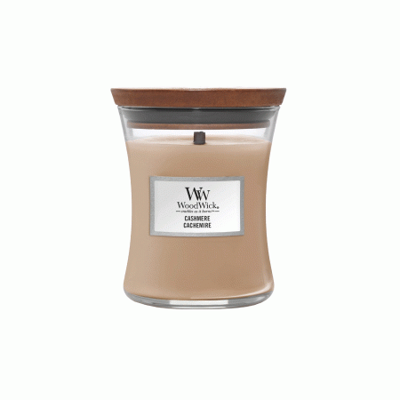 Woodwick svijeća mirisna Medium Cashmere 1091222