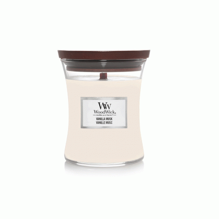 Woodwick svijeća mirisna Medium Vanilla Musk 1092916