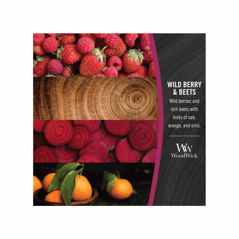 Woodwick svijeća mirisna Wild Berry & Beets 1091671