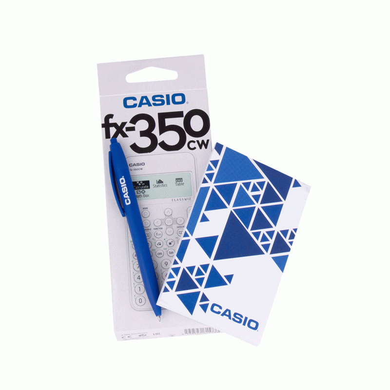 Kalkulator Casio FX 350 CW + Poklon blok i kemijska olovka 1093688