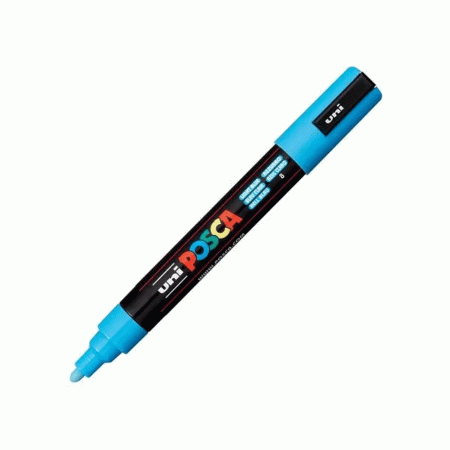 Posca marker pc-5M debljine 1,8-2,5 mm Svijetlo Plavi 1091651