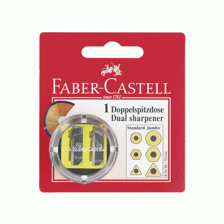 Šiljilo Faber Castell PVC dvije rupe okruglo 1093771