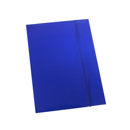 Mapa fascikl kartonski s gumicom Optima tamno plavi 01556