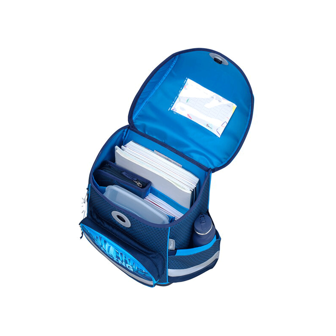 Torba školska anatomska Belmil Compact Racing Blue Neon 1095527 - Slika 5