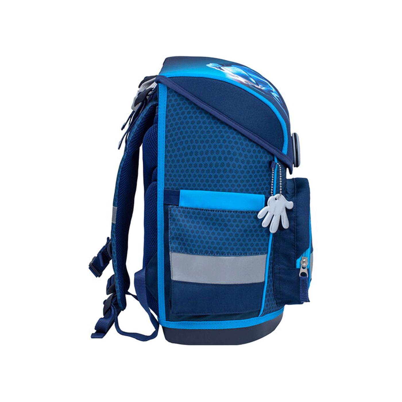 Torba školska anatomska Belmil Compact Racing Blue Neon 1095527 - Slika 3