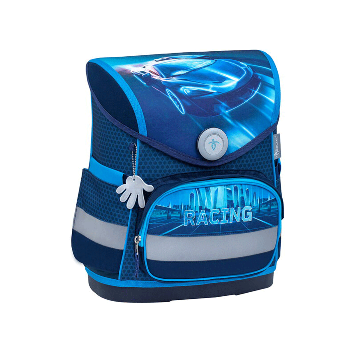 Torba školska anatomska Belmil Compact Racing Blue Neon 1095527