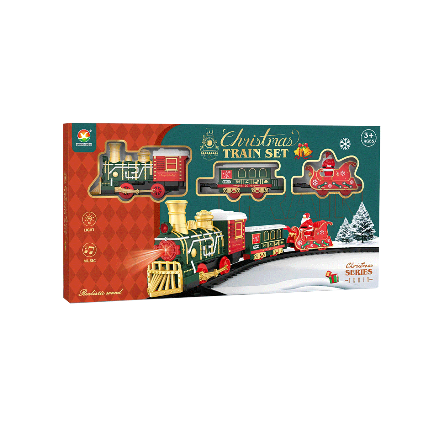 Vlak Božićni Christmas Train set 1095583