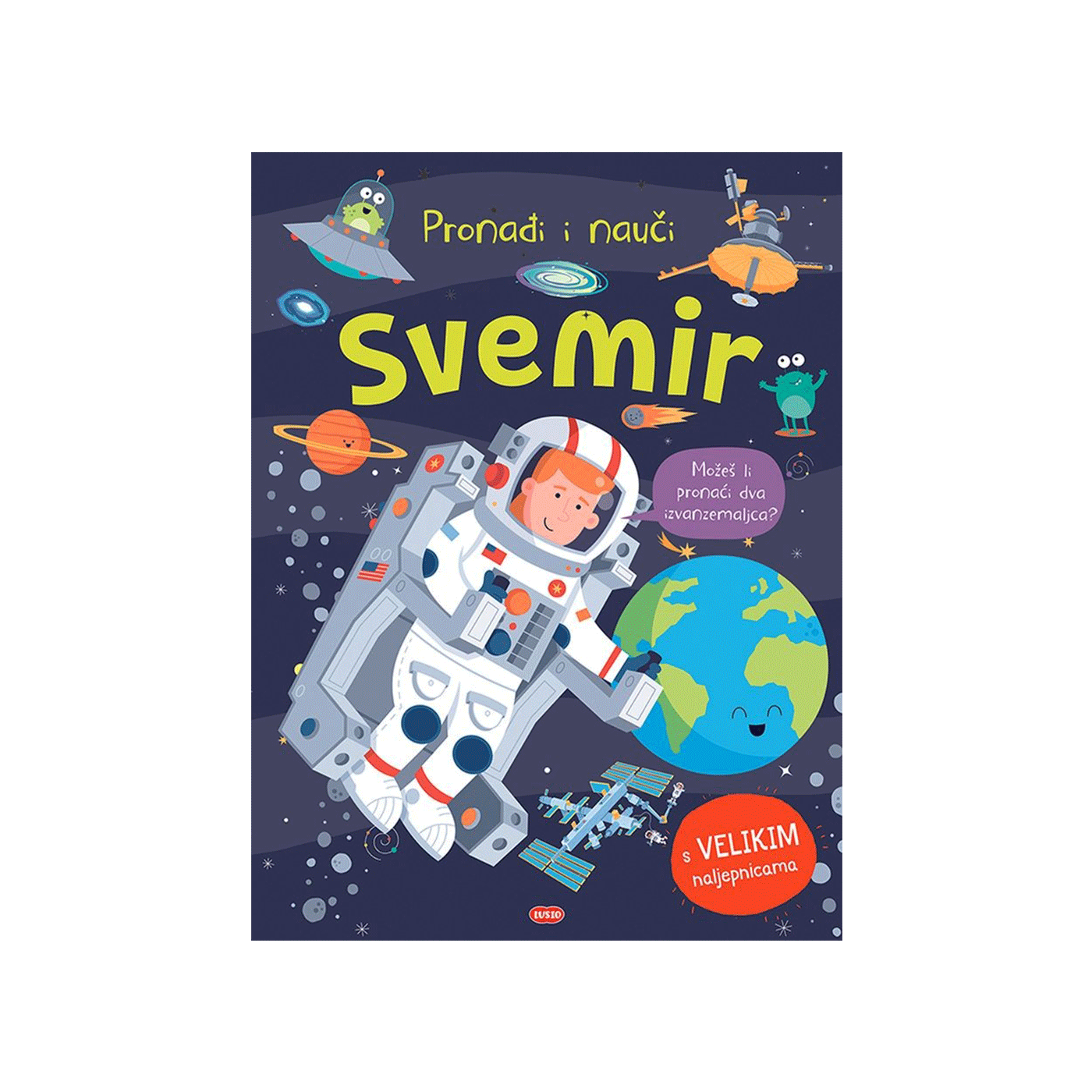 Edukativna slikovnica s naljepnicama Pronađi i nauči Svemir 1096053