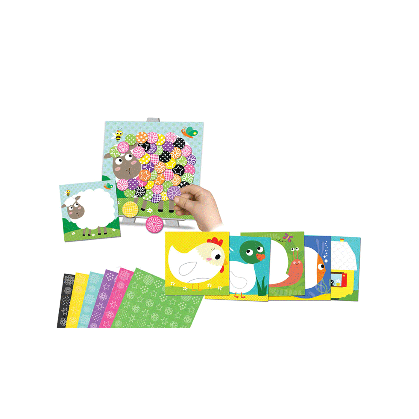 Kreativni set obuci životinje Filc 1096009