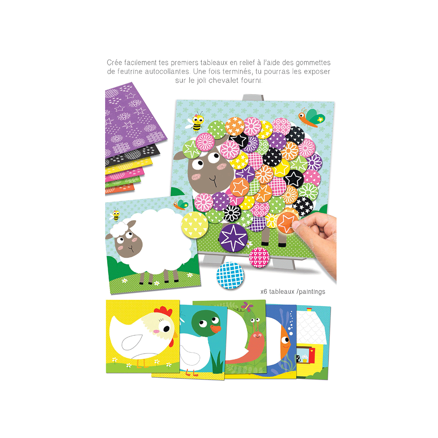 Kreativni set obuci životinje Filc 1096009 - Slika 2