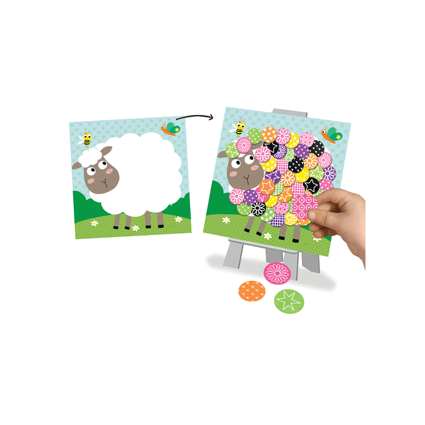 Kreativni set obuci životinje Filc 1096009 - Slika 3