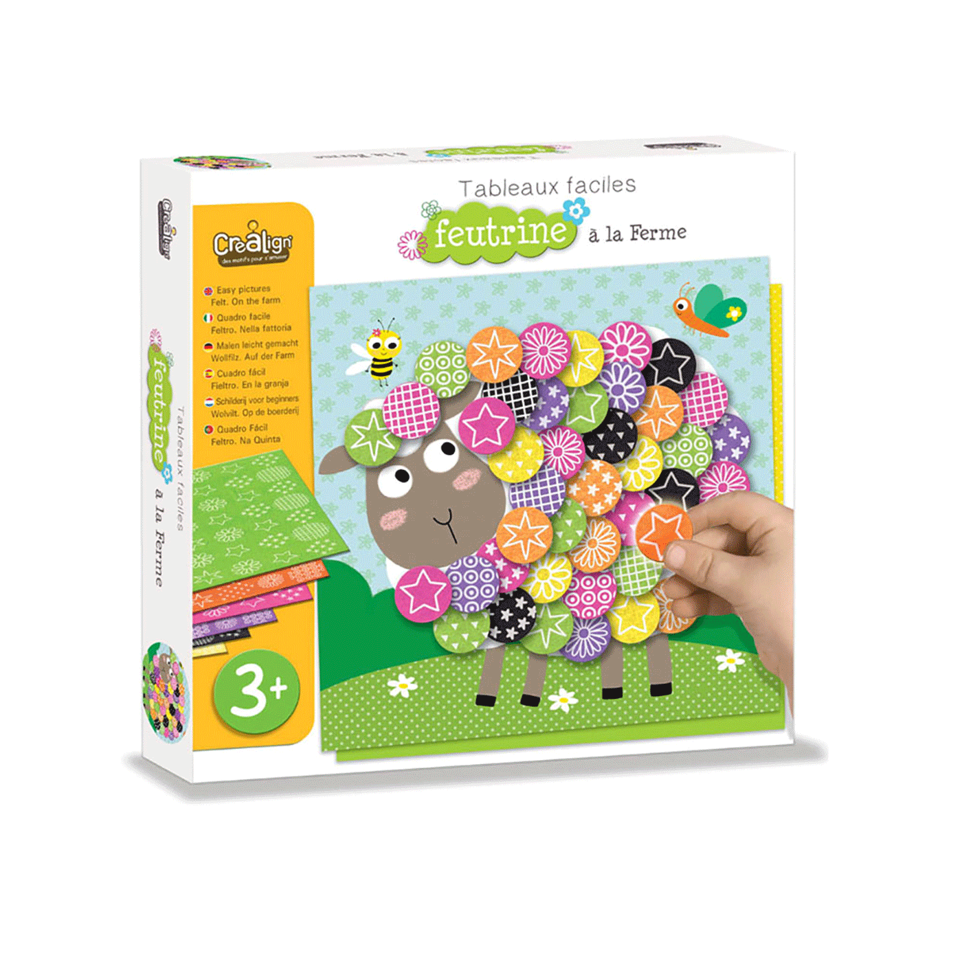 Kreativni set obuci životinje Filc 1096009