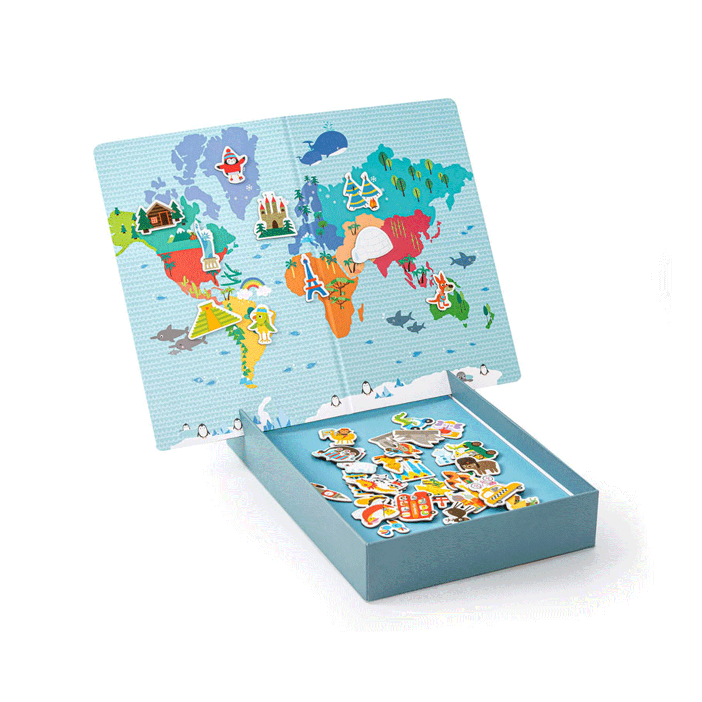 Društvena igra magnetna Karta svijeta Apli 1093375