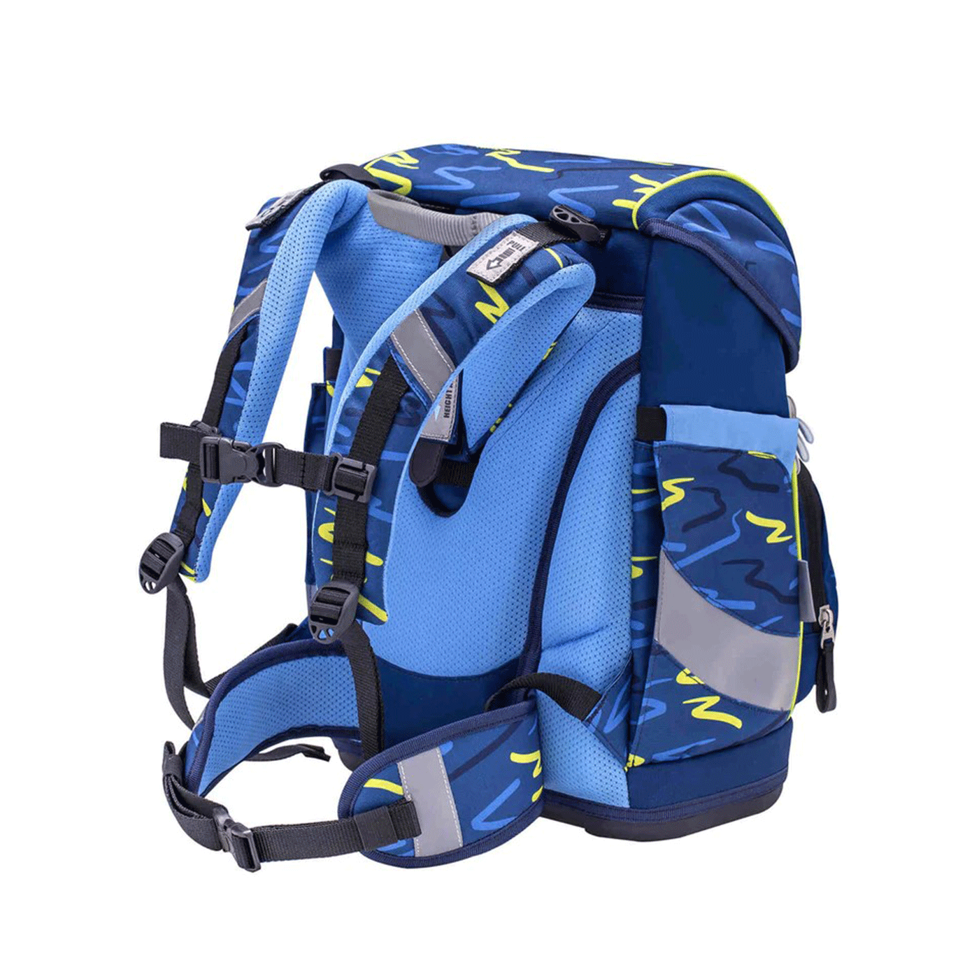 Torba školska anatomska Belmil Smarty sketch lime green 1096227 - Slika 3