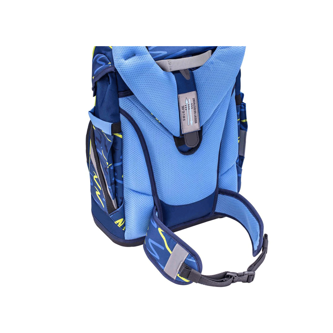 Torba školska anatomska Belmil Smarty sketch lime green 1096227 - Slika 5