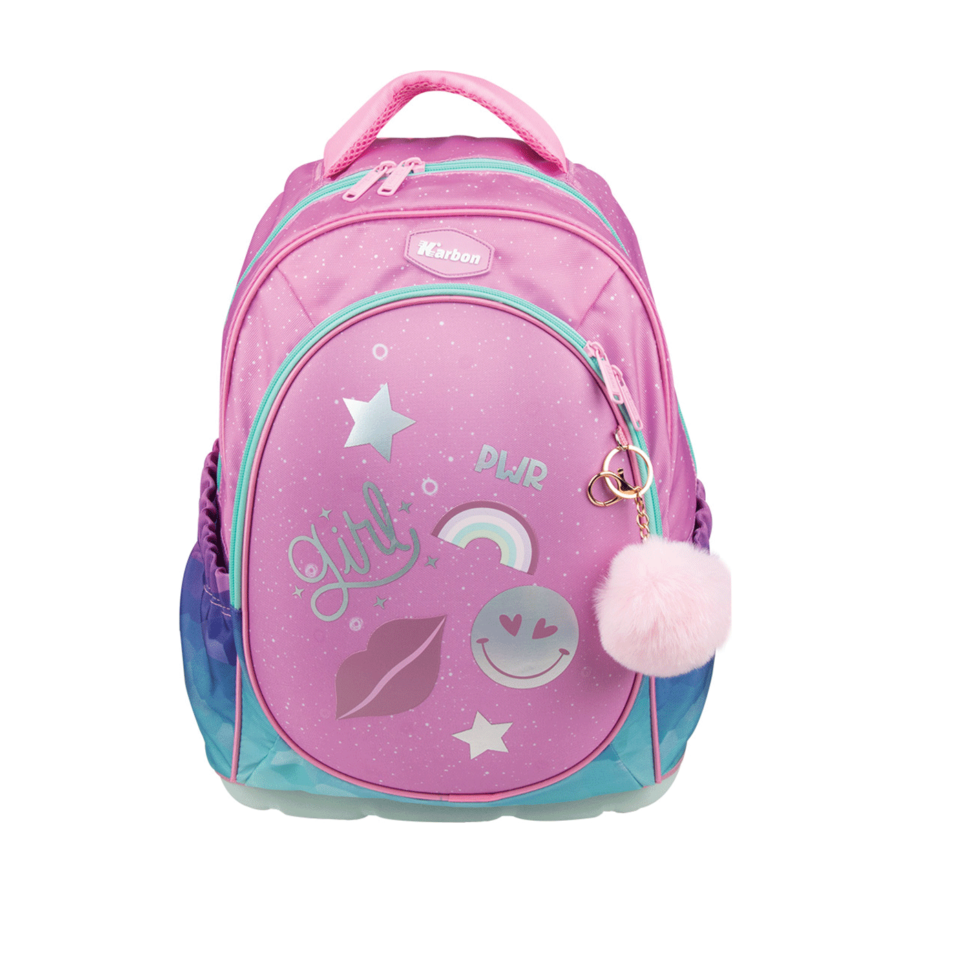 Ruksak školski ergonomski Karbon Girl's World 1096585