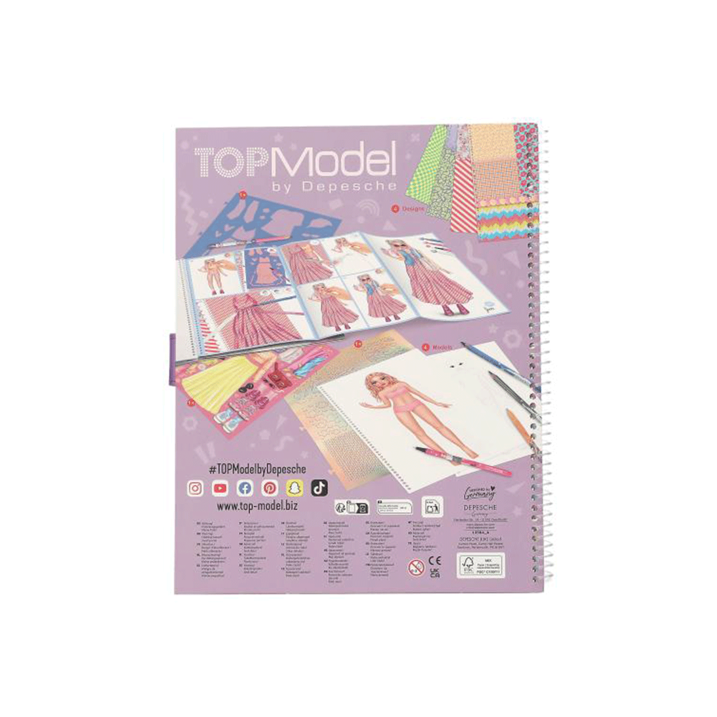 Top Model Kreativna Dizajnerska bojanka Special Design 1096709