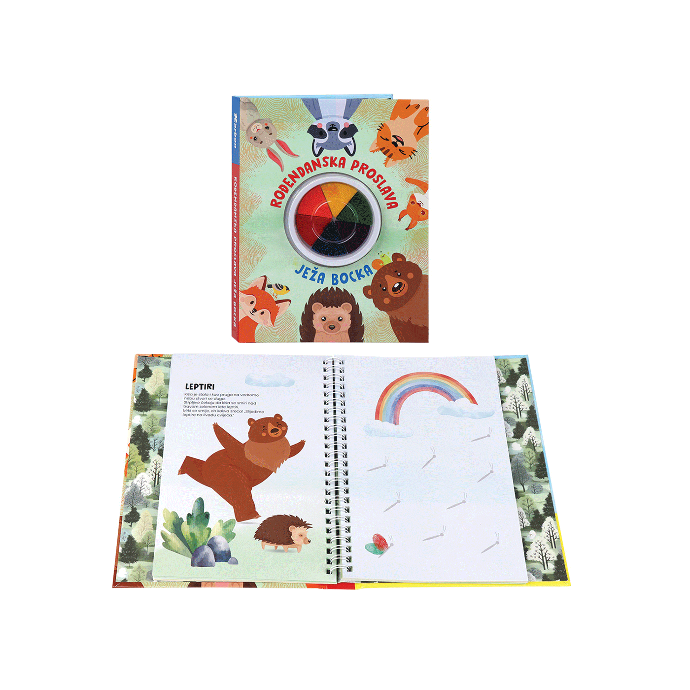 Bojanka dječja Karbon Slikanje prstima 1096138