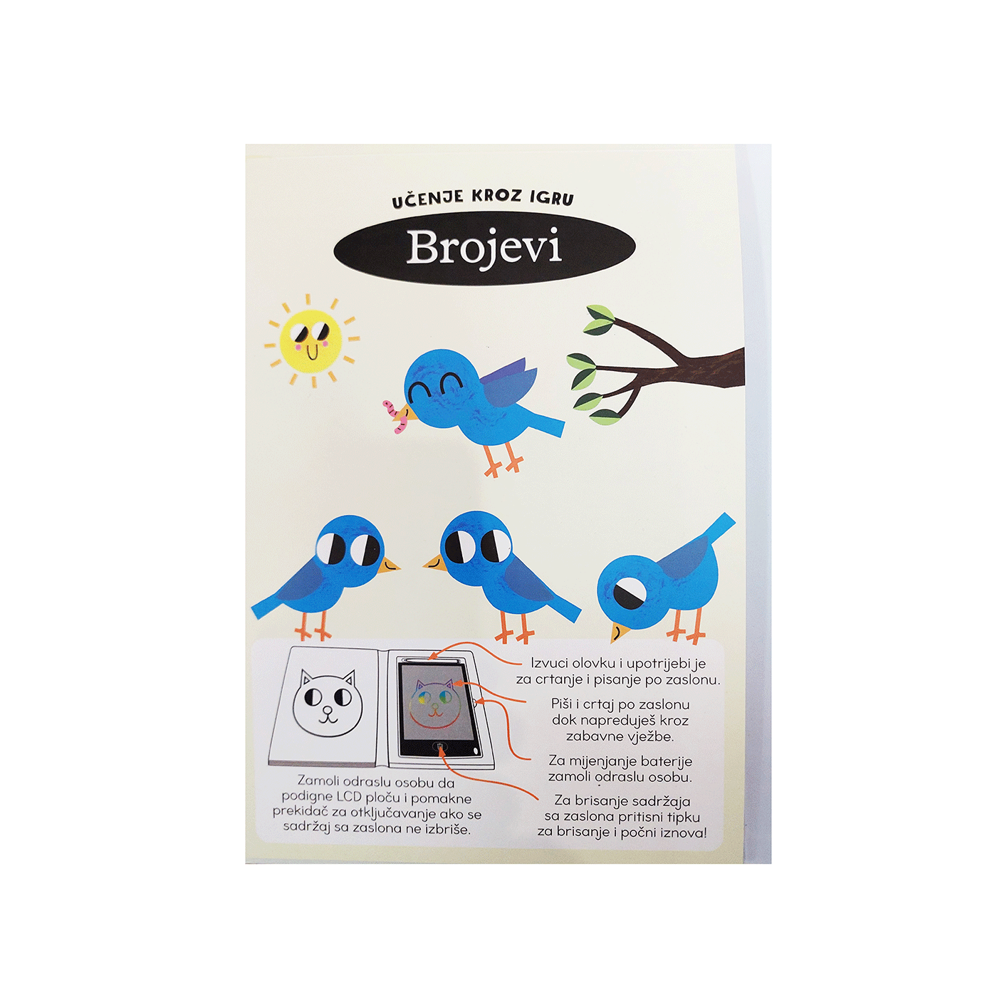 Edukativna slikovnica s LCD pločom za crtanje i pisanje Brojevi 1097210 - Slika 5