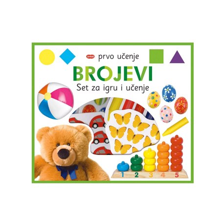 Edukativna slikovnica s umetaljkama Prvo učenje Brojevi 1097212