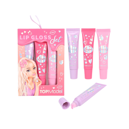 Top Model Lip Gloss set Sjajilo za usne Beauty and Me 3 mirisa 1097133