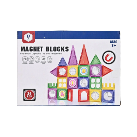 Kreativna igračka Magnetni oblici za sastavljanje 34 kom 1097471