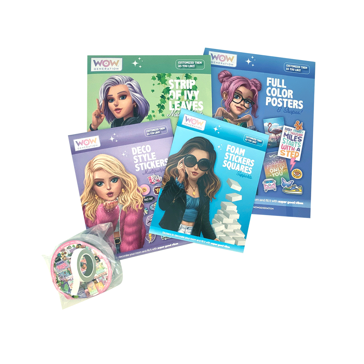 Set za dekoraciju sobe s led svjetlom i USB kabelom Wow Generation 1097446 - Slika 4