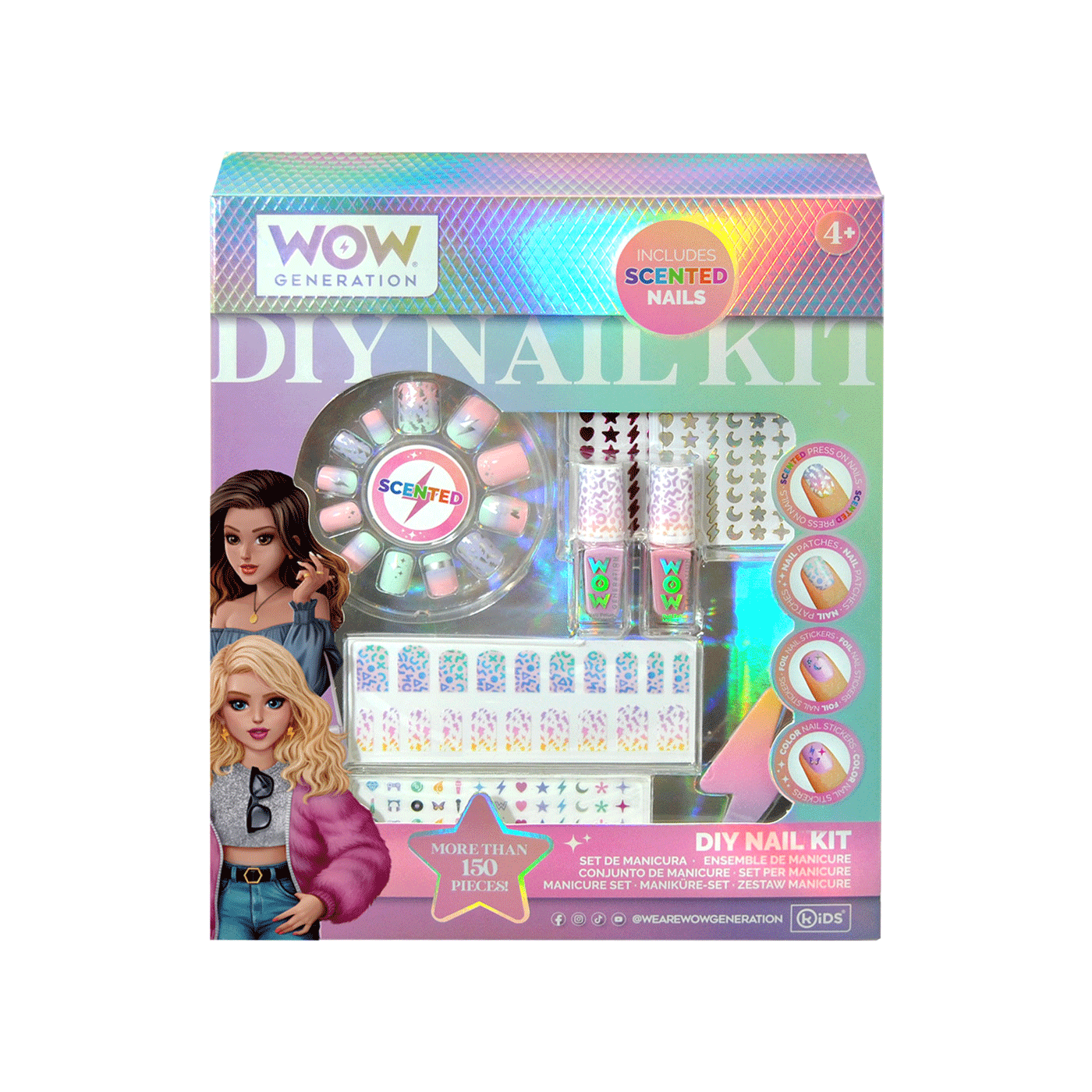 Set za manikuru s umjetnim noktima Wow Generation 1097447