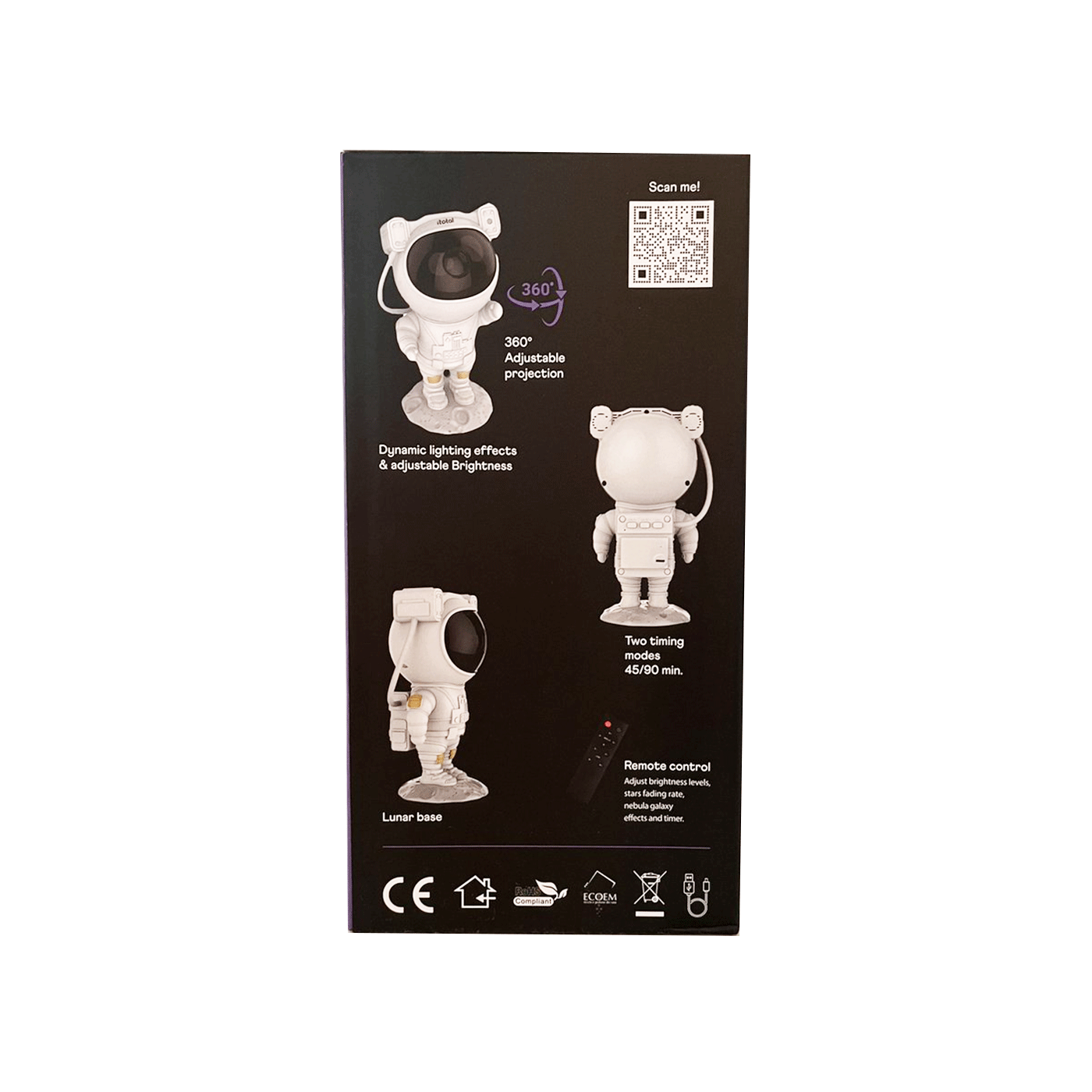 Svjetiljka u obliku Astronauta s projektorom iTotal 1097528 - Slika 9