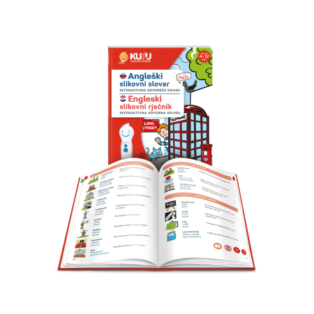 KuKu Interaktivna knjiga Engleski slikovni riječnik (bez olovke) 1097713