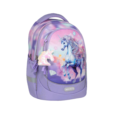 Ruksak školski anatomski Belmil Leisure Plus Bright Rainbow Unicorn 1097670