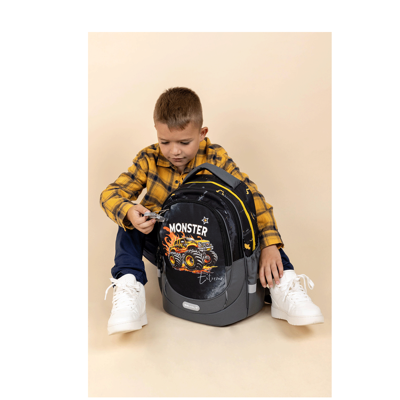 Ruksak školski anatomski Belmil Leisure Plus Monster Truck 1097679 - Slika 6