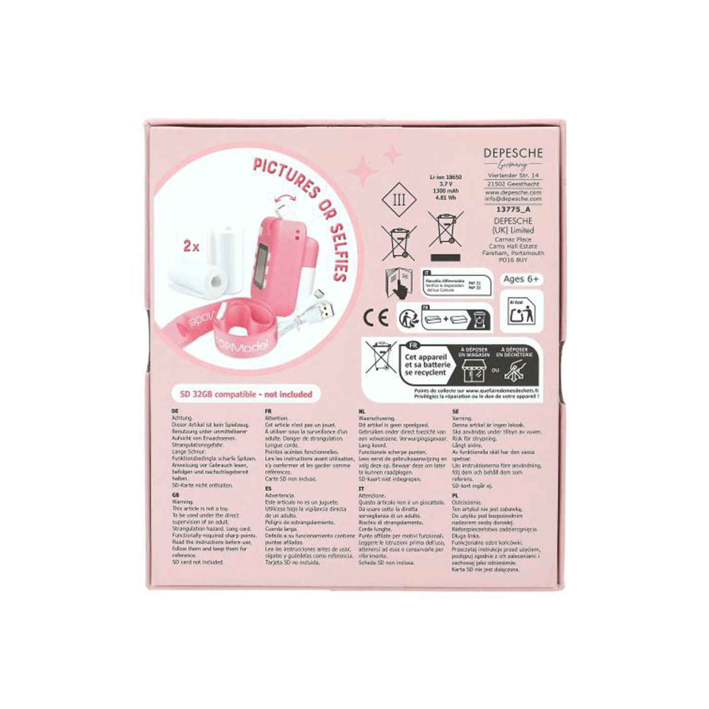 Top Model Camera - Fotoaparat s printerom 1097747 - Slika 7