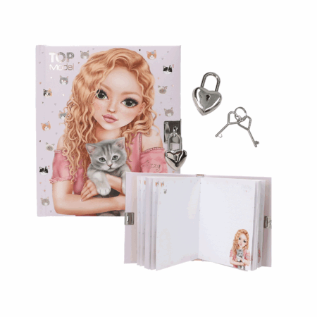 Top Model dnevnik s ključem Kitty and Doggy 1096825
