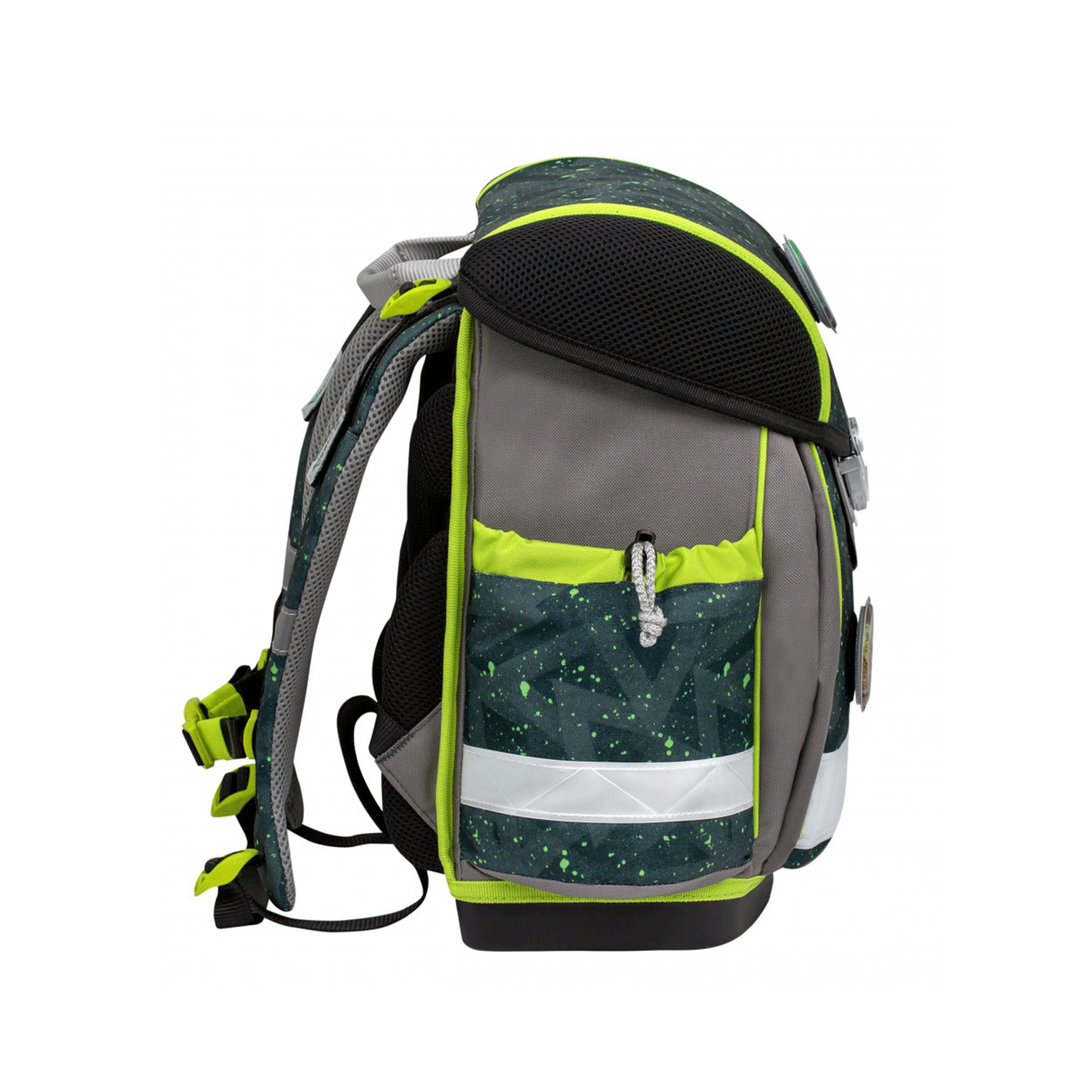Torba školska anatomska Belmil Classy With Patches Green Splash 1097659 - Slika 4
