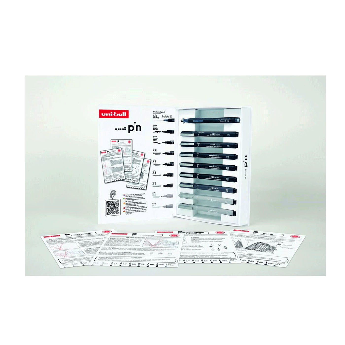 Uni Pin tanki markeri Poklon set Urban Sketching + tutorijal 1097783 - Slika 2