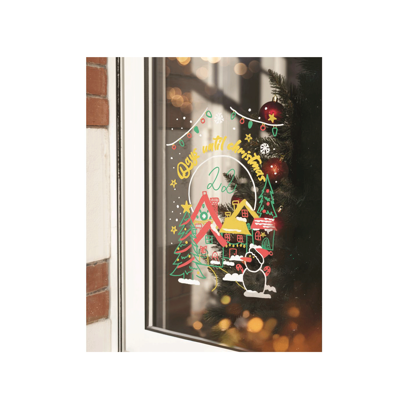 Uni markeri Tekuća Kreda 4 kom 1,8-2,5 mm poklon set u kutiji + šablone 1097574