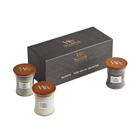 Woodwick svijeća mirisna poklon set 3 kom classic mini woody 1097686