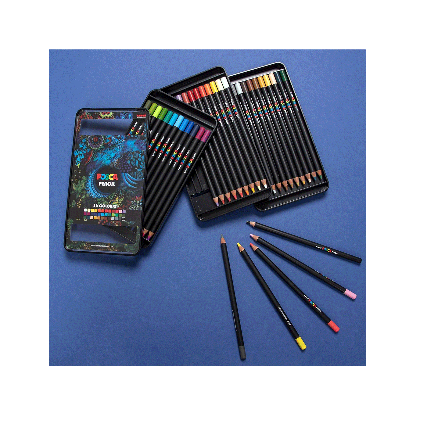 Drvene boje Posca Uni 36 kom u luksuznoj kutiji 1097850 - Slika 3