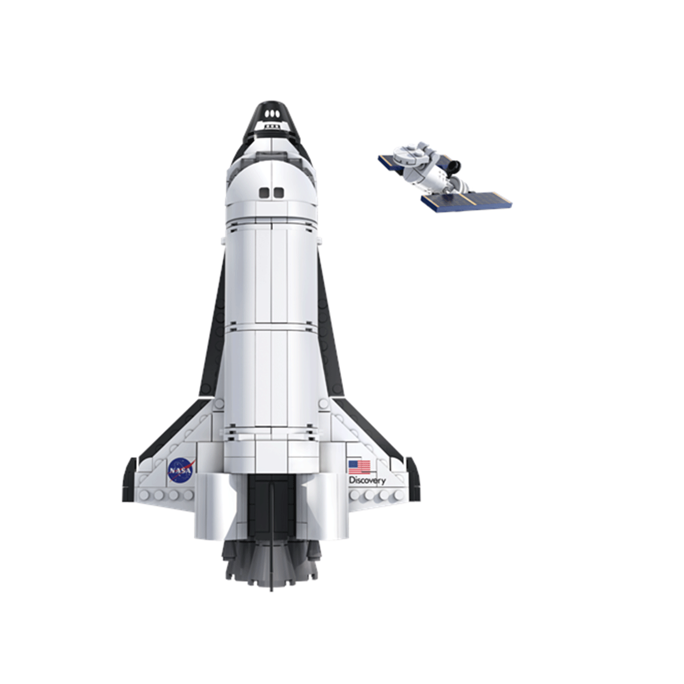 Kocke za slaganje Steam Nasa Space Shuttle Discovery Kazoo 475 dijelova 1097830 - Slika 3
