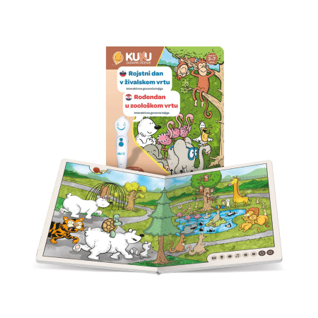 KuKu Interaktivna knjiga Rođendan u zoološkom vrtu 1095348